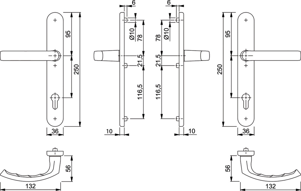 Poignée Liège - 1540/3357N