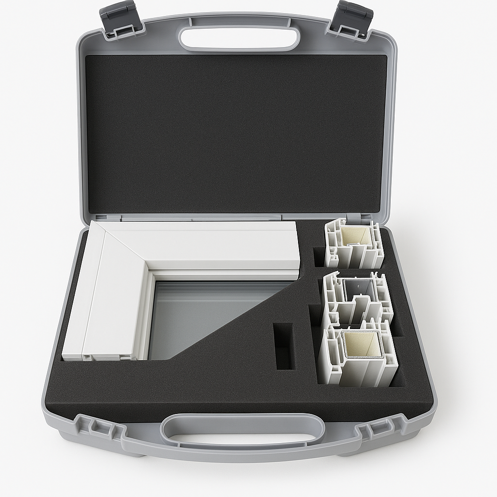 Valise de présentation PVC